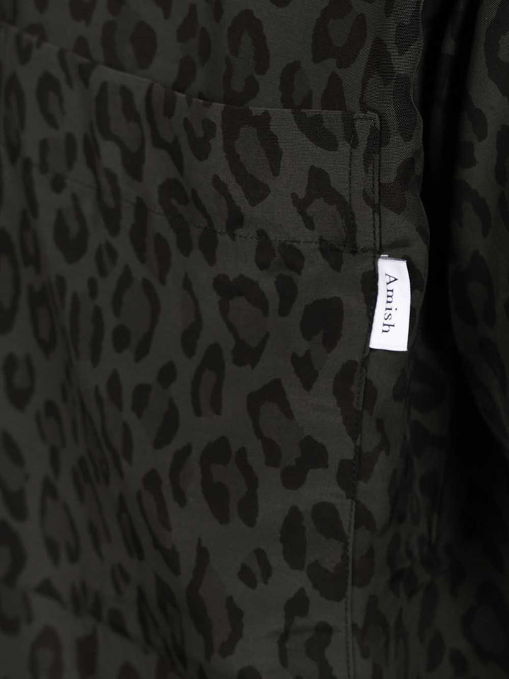 Amish Leopard Print Shirt Shirts - Green | 2dc28dcb7e18e4d444fcf11b3aebcb382709d419