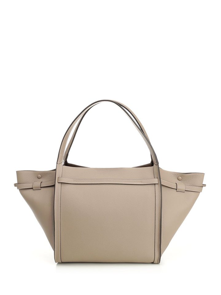 Tod'S Leather Shopping Bag Handbags - Beige | cb25e5f2723e68bcfb8f78d227feb604732f75fc