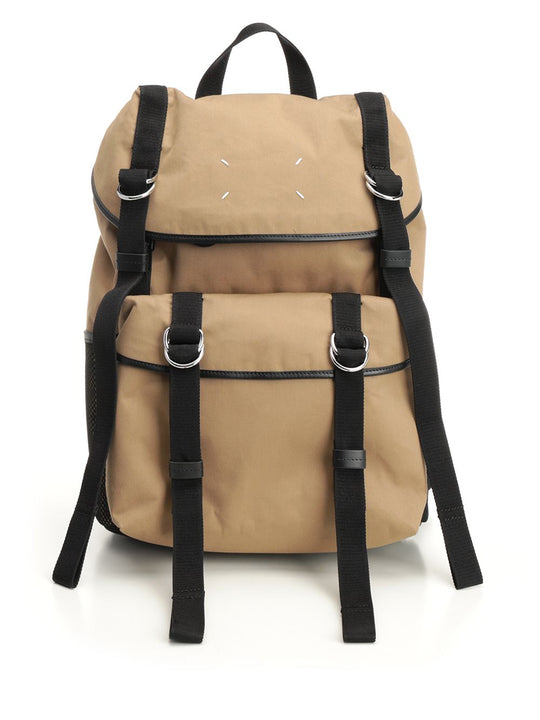 Medium High-Tech Backpack Backpacks & Travels Beige