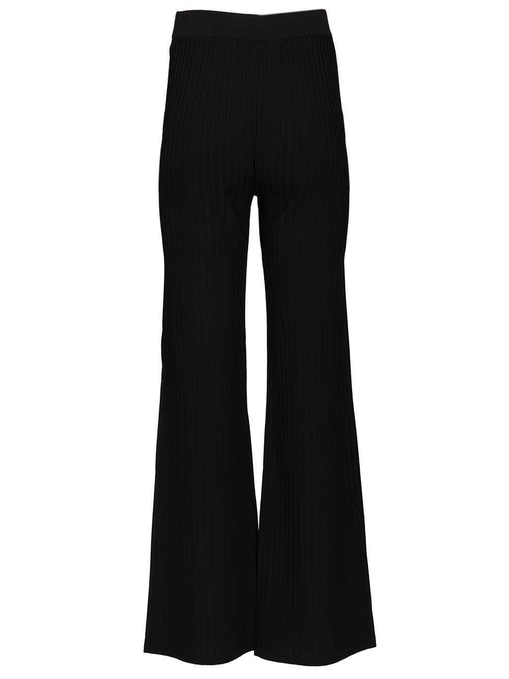 Max Mara Bello Knitted Trousers - Black | 41ef9f284395f018f2a32f5325889cc6a2234a56