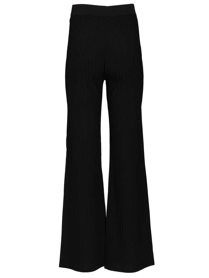 Max Mara Bello Knitted Trousers - Black | 41ef9f284395f018f2a32f5325889cc6a2234a56