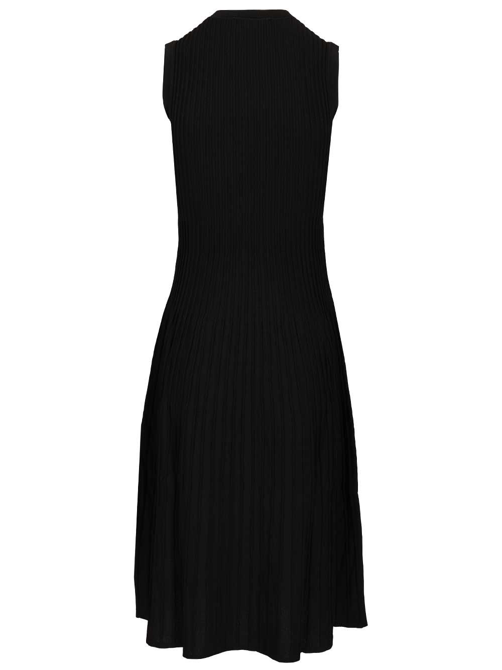 Max Mara Dress In Viscose Crêpe Yarn Dresses - Black | f4d4cd54714c670bc8d5276b39af7af7d0e1778d