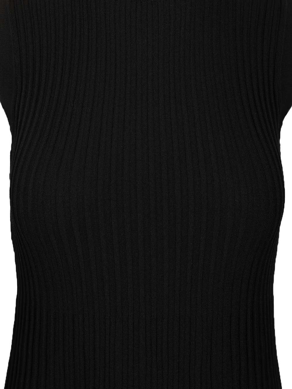 Max Mara Dress In Viscose Crêpe Yarn Dresses - Black | d602f7e7a795677384de817570cdf7acbdd39e4d