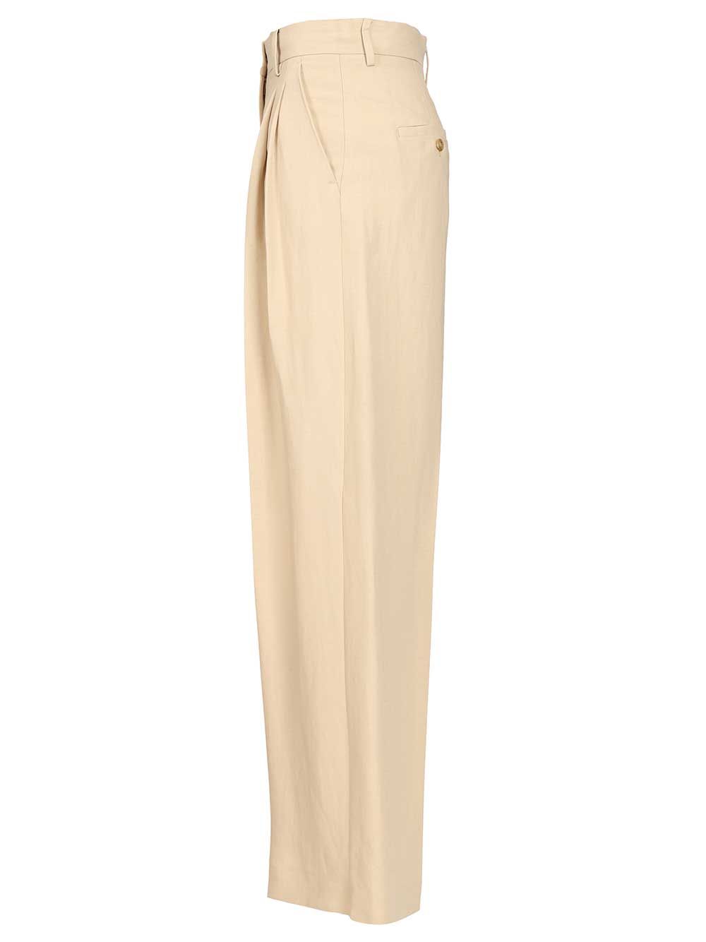 Weekend Max Mara Veliero Pantalone Trousers - Beige | 227afa4288c2659aa1b3163a1ec69ab9796256a0