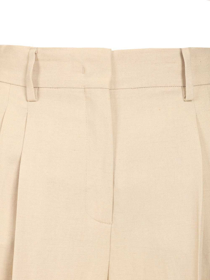 Weekend Max Mara Veliero Pantalone Trousers - Beige | 3a133026735f16bdd2532f2c492b08052a9aa236