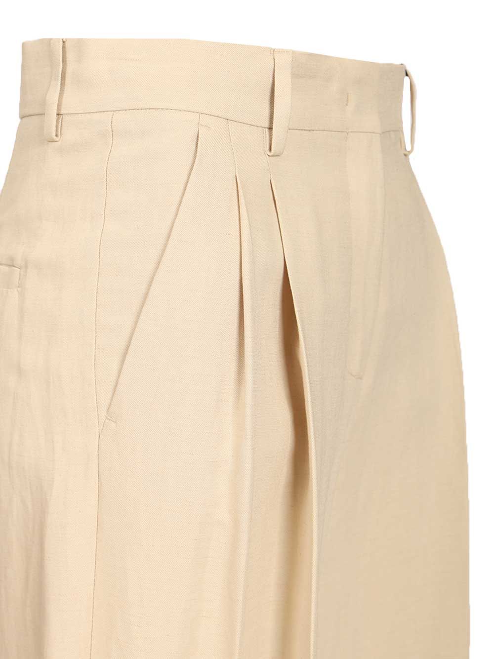 Weekend Max Mara Veliero Pantalone Trousers - Beige | 73ddbdac428c1d74dcd2564b0e6501f99f4bcb22