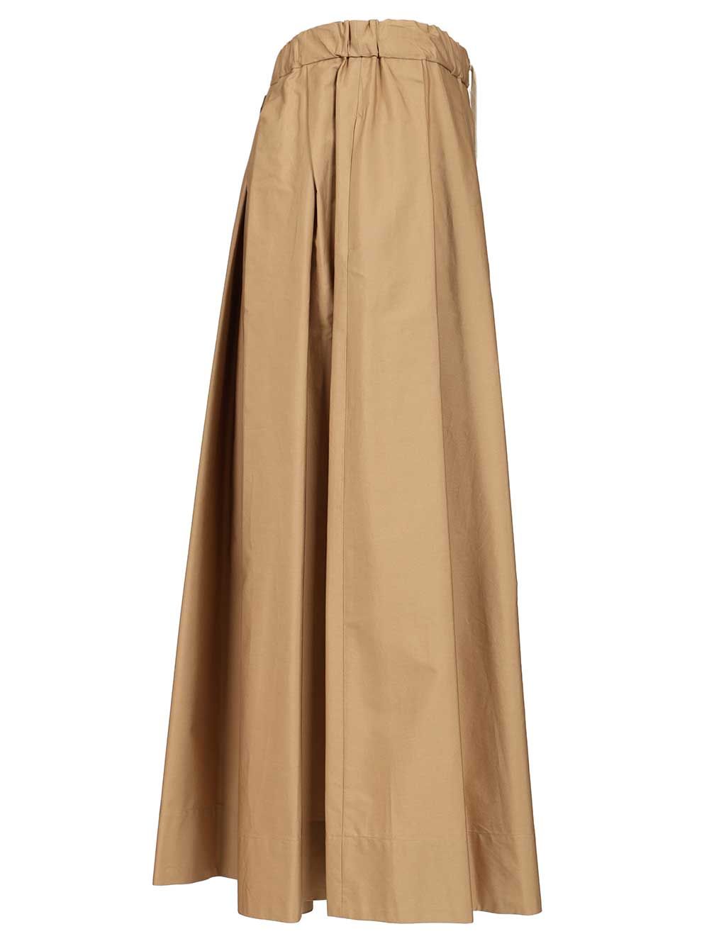 'S Max Mara Cotton Poplin Skirt Skirts - Beige | 3257f54256bffc547fefbae767e35c7fb4a7ff29