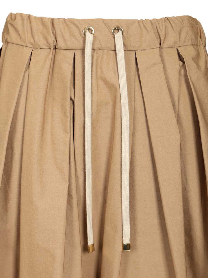 'S Max Mara Cotton Poplin Skirt Skirts - Beige | f4a3556cb31c6014e0f0133d175deaaacdfca060