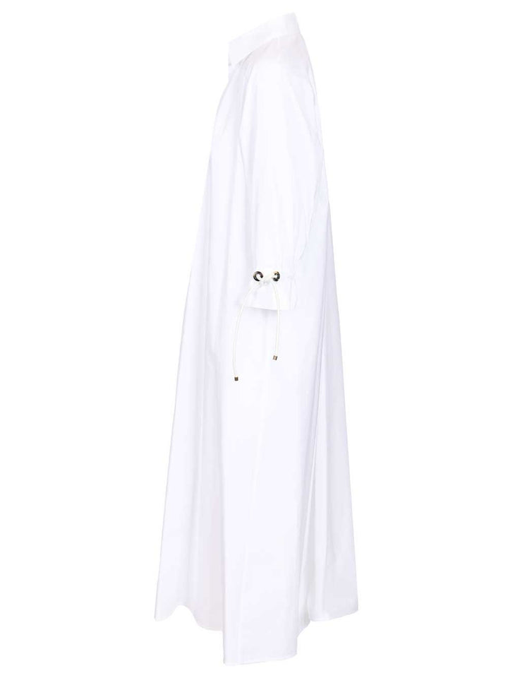 Max Mara Oversized Dress Dresses - White | 7b5892c225fe70b6f01a83456bdd531a70ef266b