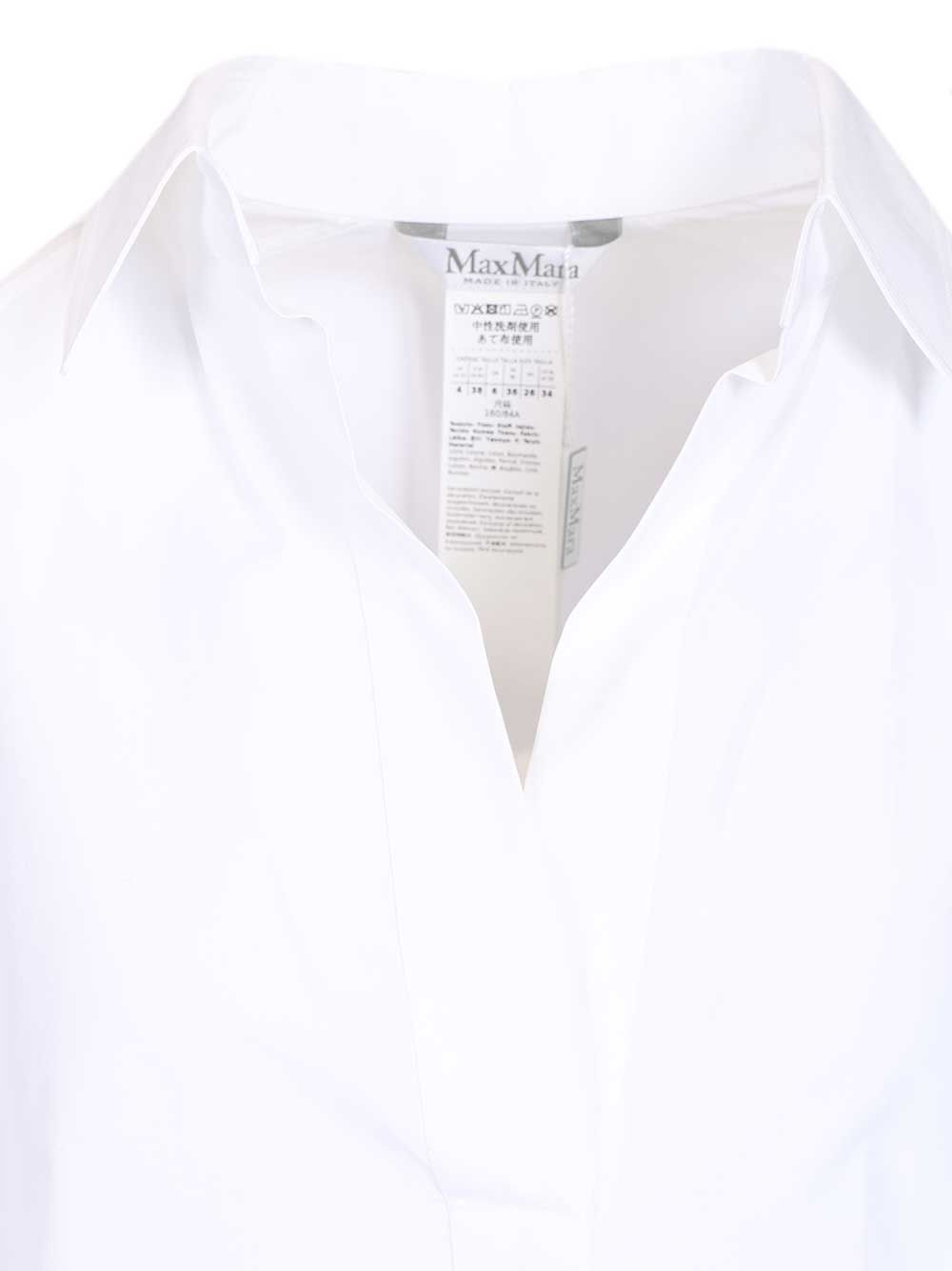 Max Mara Oversized Dress Dresses - White | 8aa101b164dde13342cfebff7820fd61bbcd2148