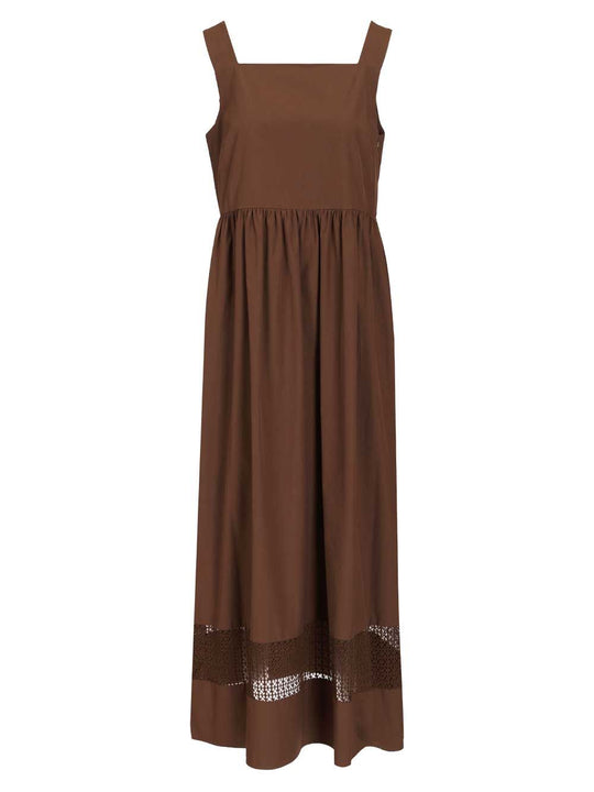 Sleeveless Dress Dresses Brown
