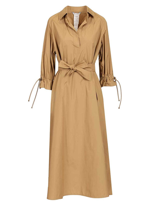 Oversized Dress Dresses Beige