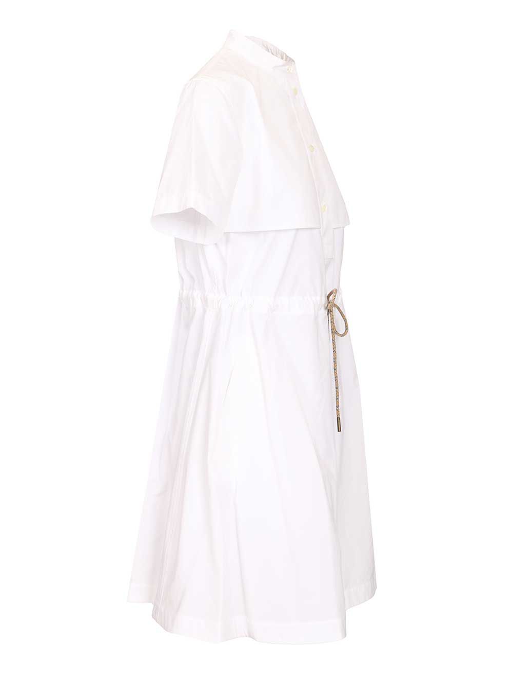 Burberry Cotton Poplin Dress Dresses - White | 6dec79c57d5d2fb979d2c9f8ef929b2013c4da43