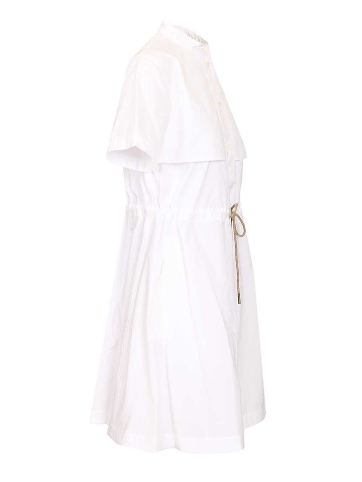 Burberry Cotton Poplin Dress Dresses - White | 6dec79c57d5d2fb979d2c9f8ef929b2013c4da43