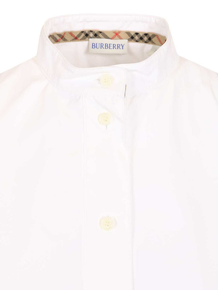 Burberry Cotton Poplin Dress Dresses - White | 92ebe0c627ccc437272b6e9bf4bd8899ad1a8f0f