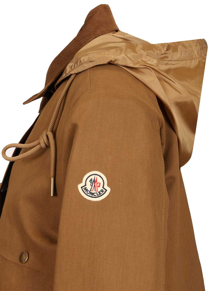 Moncler Aconitum Shirt Jacket Jackets - Brown | d72d661b3a01d4c7768afbad6fbf225a94170423