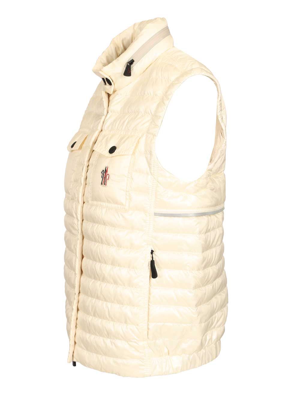 Moncler Grenoble Gumiane Down Padded Vest Coats - Rose | cfb925e745c7d355fae340739d5300bc63f3b60c