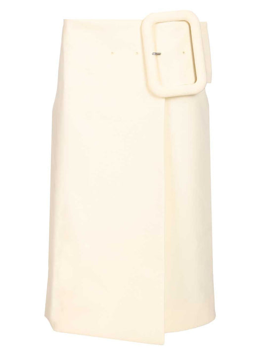 Midi Skirt Skirts White