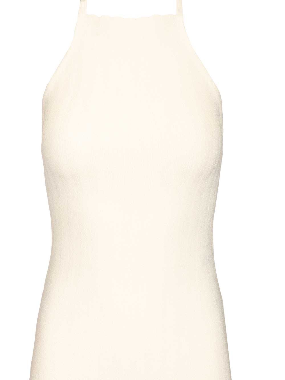 Jacquemus Tablier Dress Dresses - White | 2c3558f70014e9ce8e2692e43a52fb8e1b66a507