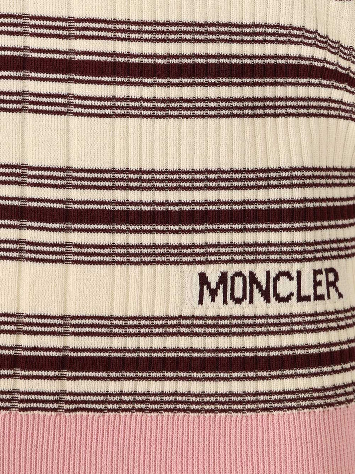 Moncler Knitted T-Shirt Knitwear - Multicolor | b9245d34db451b637dd3ba2209e301cf15e60059