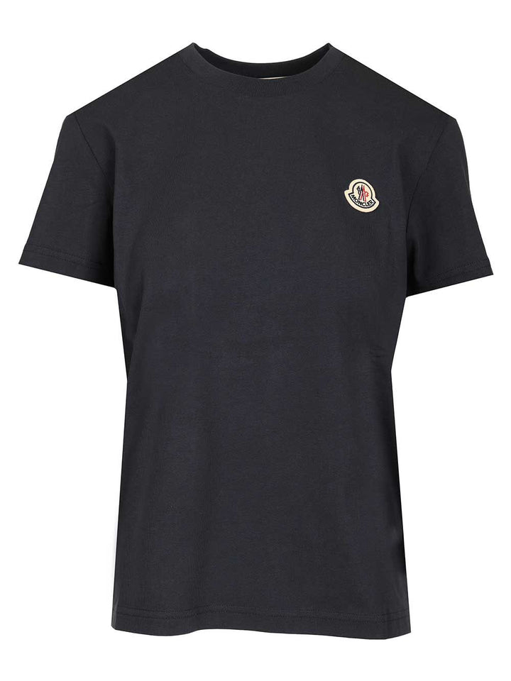 Moncler Cotton  With Logo Patch (Set Of Three) T-Shirt - Multicolor | bb75a01a17c06103f5be16319d9da42cc1317fde