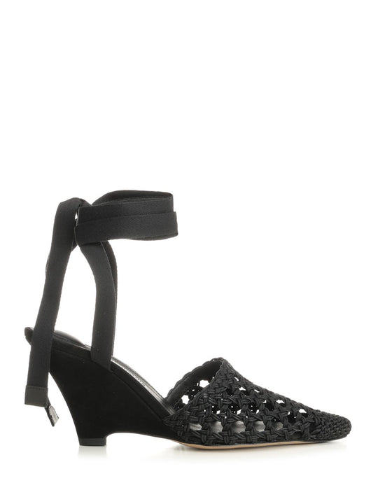 High Espadrilles Pumps Black