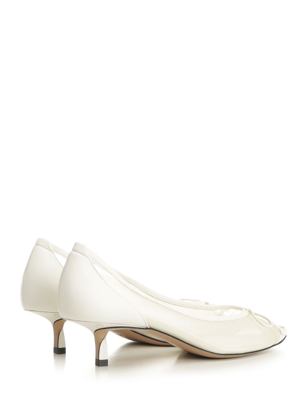 Jacquemus Tourni Low-Heeled Pumps - White | 57bd0d8b089cafae84d4ee5252dcf8a982dde20a