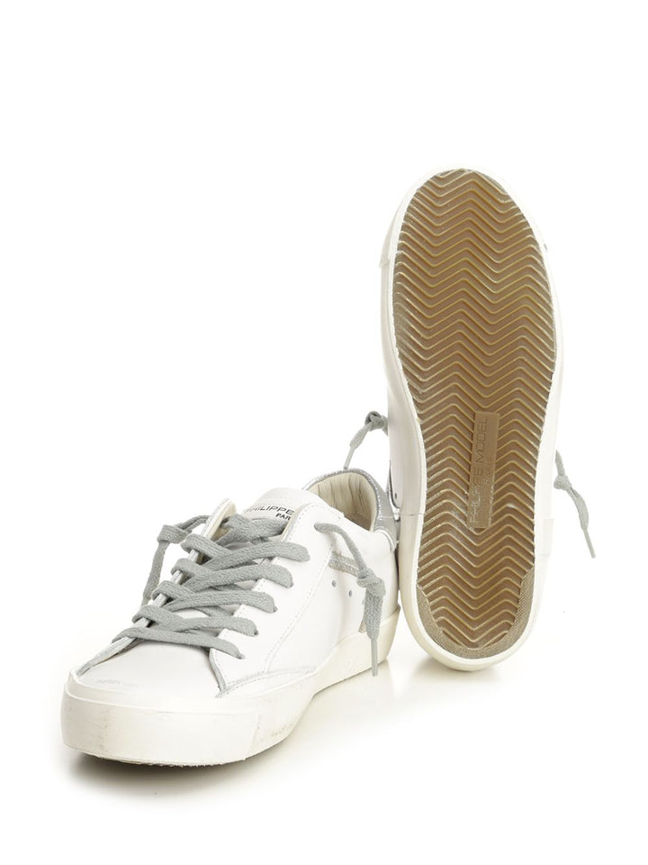 Philippe Model Prsx Low Woman Sneakers - White | e6e4e0ba9d0eea333899a1f31d6093a5a7226c37