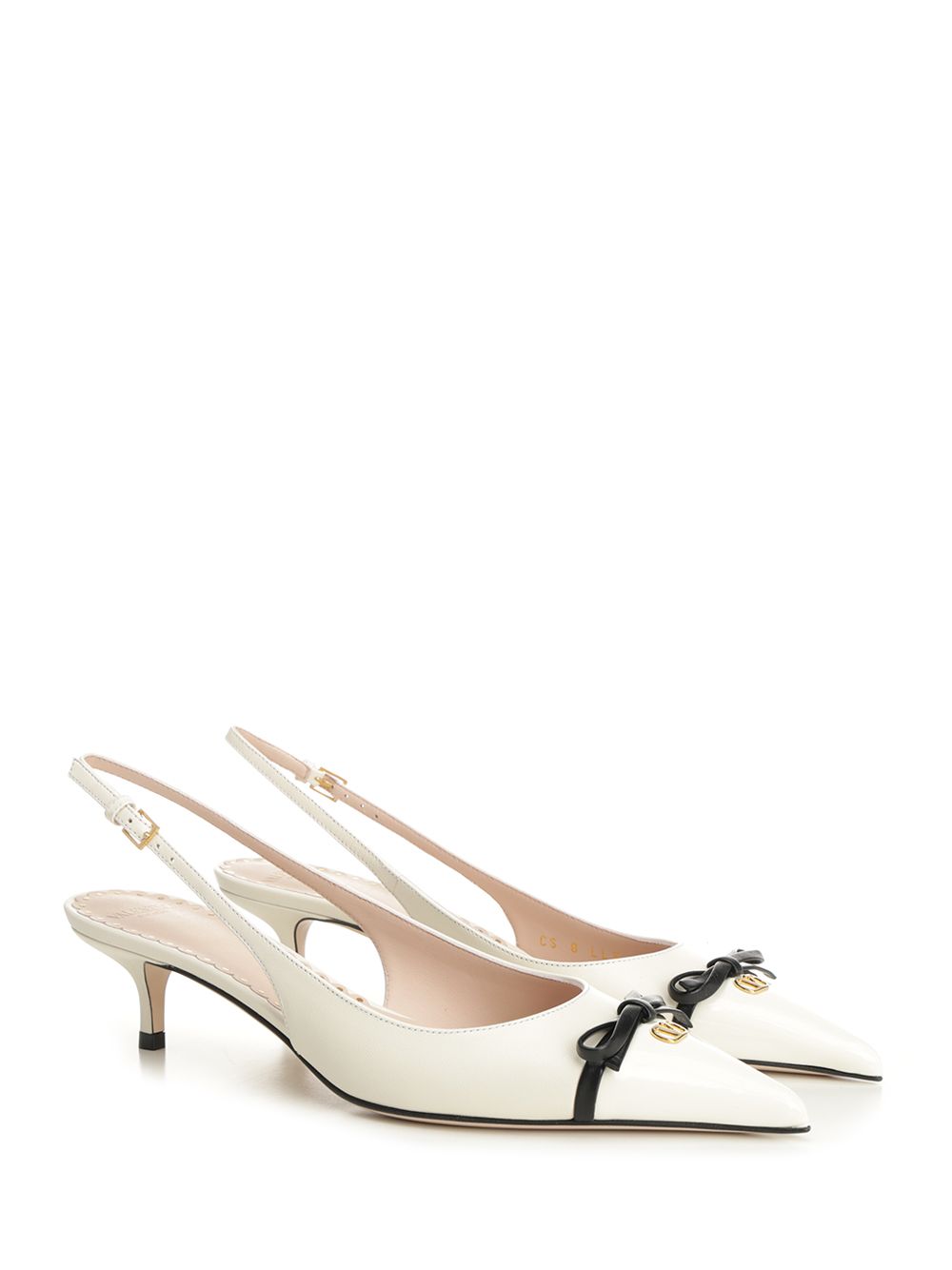 Valentino Garavani Bepointy Slingback Pumps - White | 37c88ec2fb26dcc9deef504b0259492c38e37825