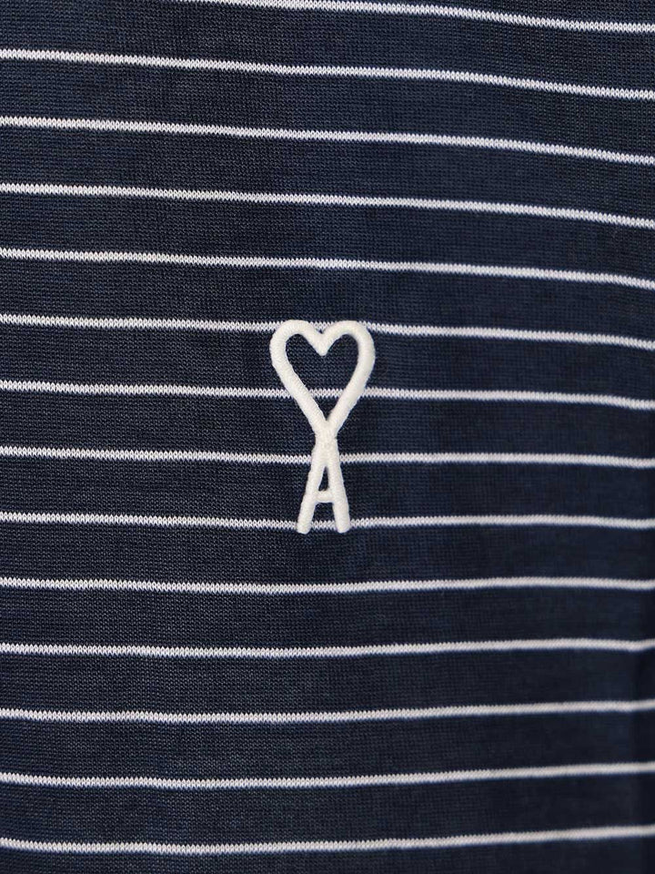 Ami Short-Sleeved T-Shirt - Blue | 1bb42a918d300758114e59be0ec11ef1b8f3a857