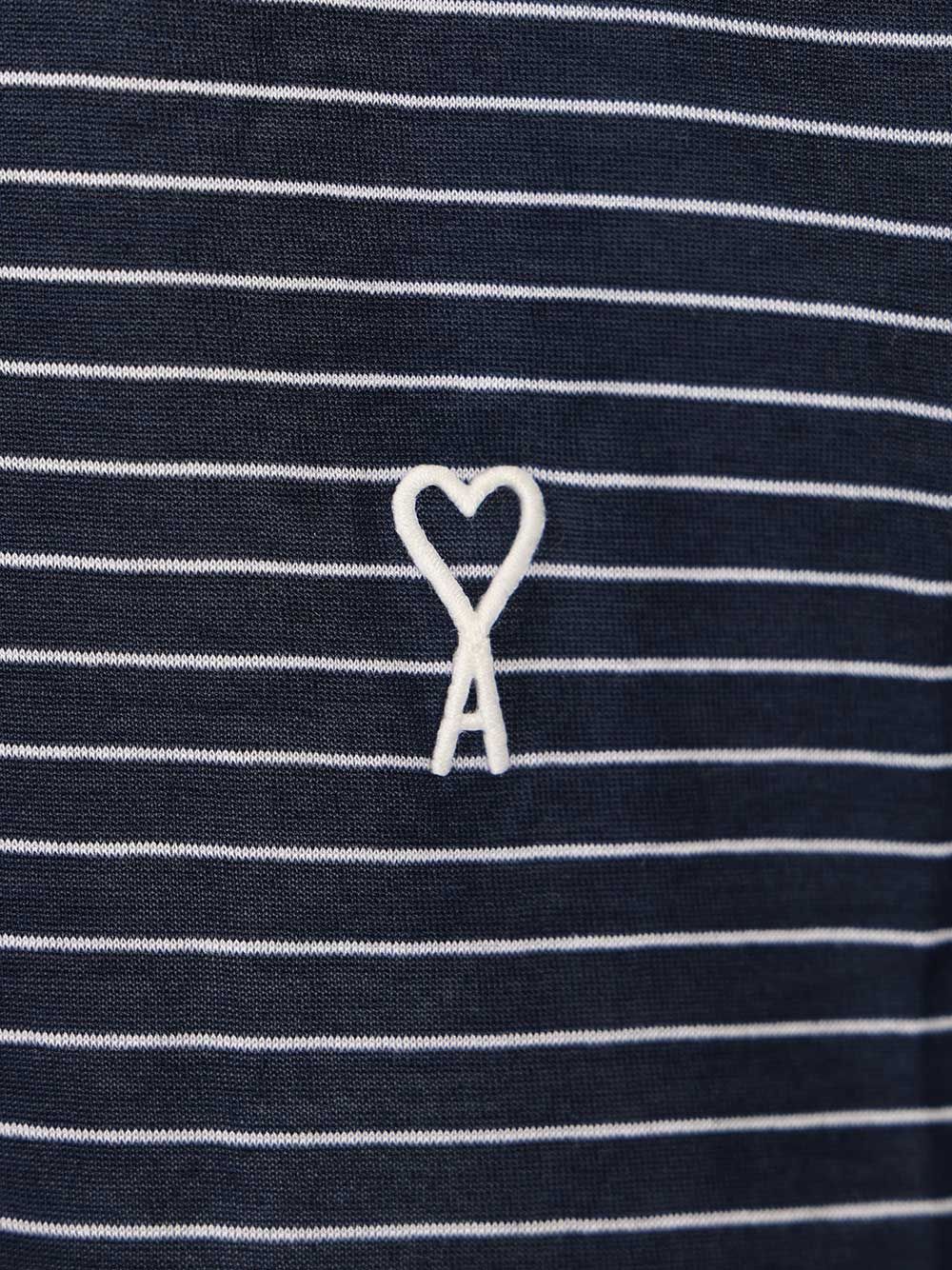 Ami Short-Sleeved T-Shirt - Blue | 1bb42a918d300758114e59be0ec11ef1b8f3a857