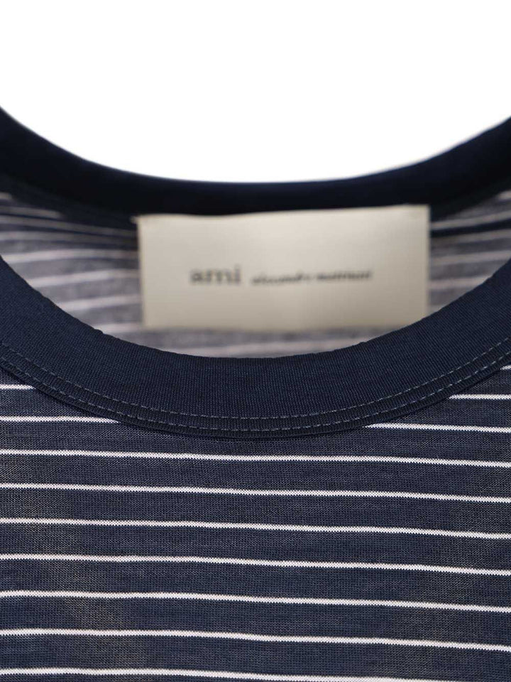 Ami Short-Sleeved T-Shirt - Blue | 5cc51b70a129dcd8e02358ed06177db41ad91285