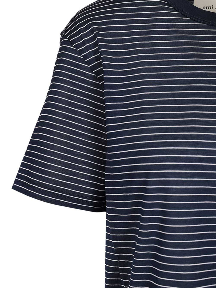 Ami Short-Sleeved T-Shirt - Blue | 39a9fcae35cb92fd62875854997c5afee339be80