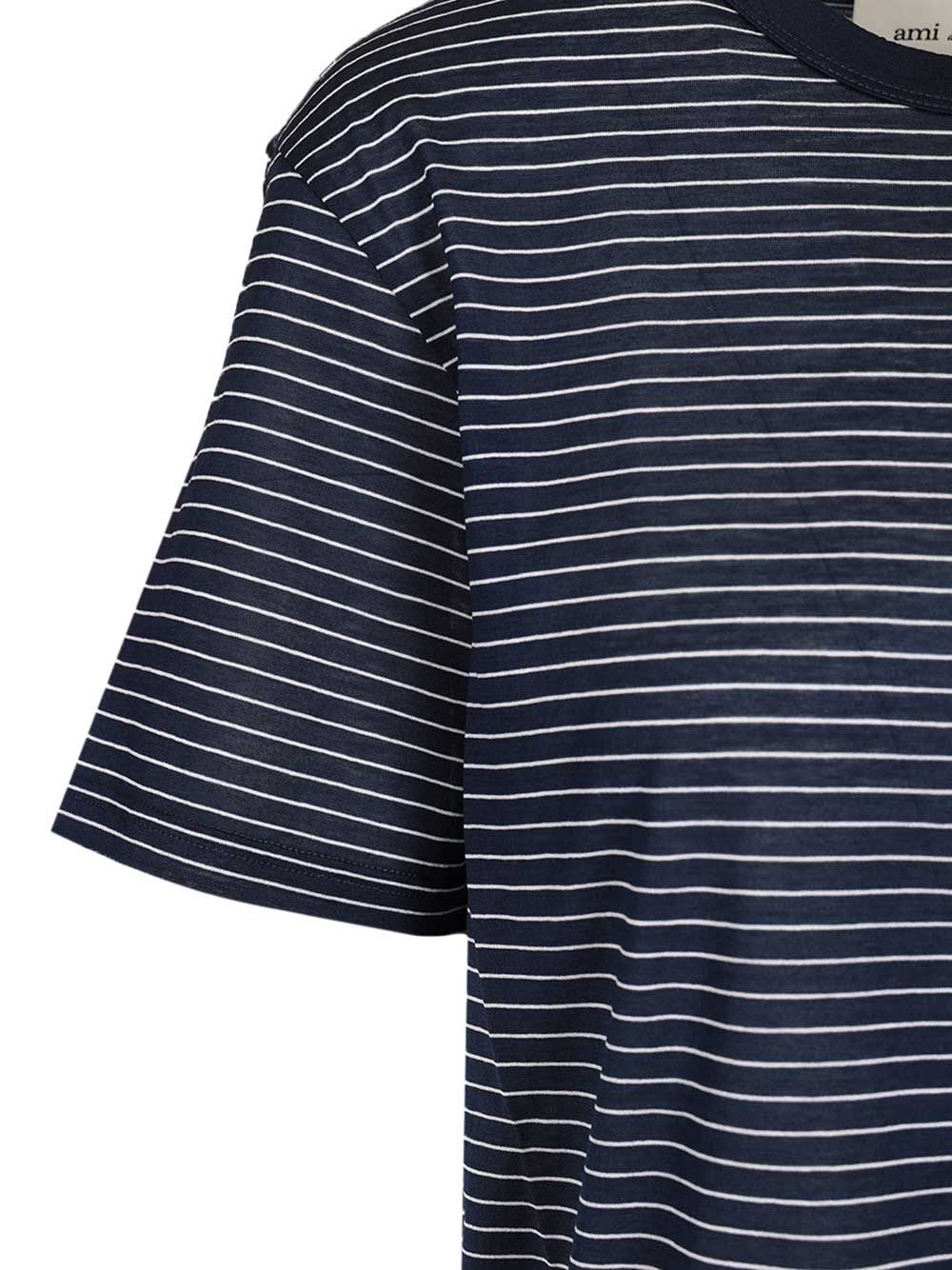 Ami Short-Sleeved T-Shirt - Blue | 39a9fcae35cb92fd62875854997c5afee339be80