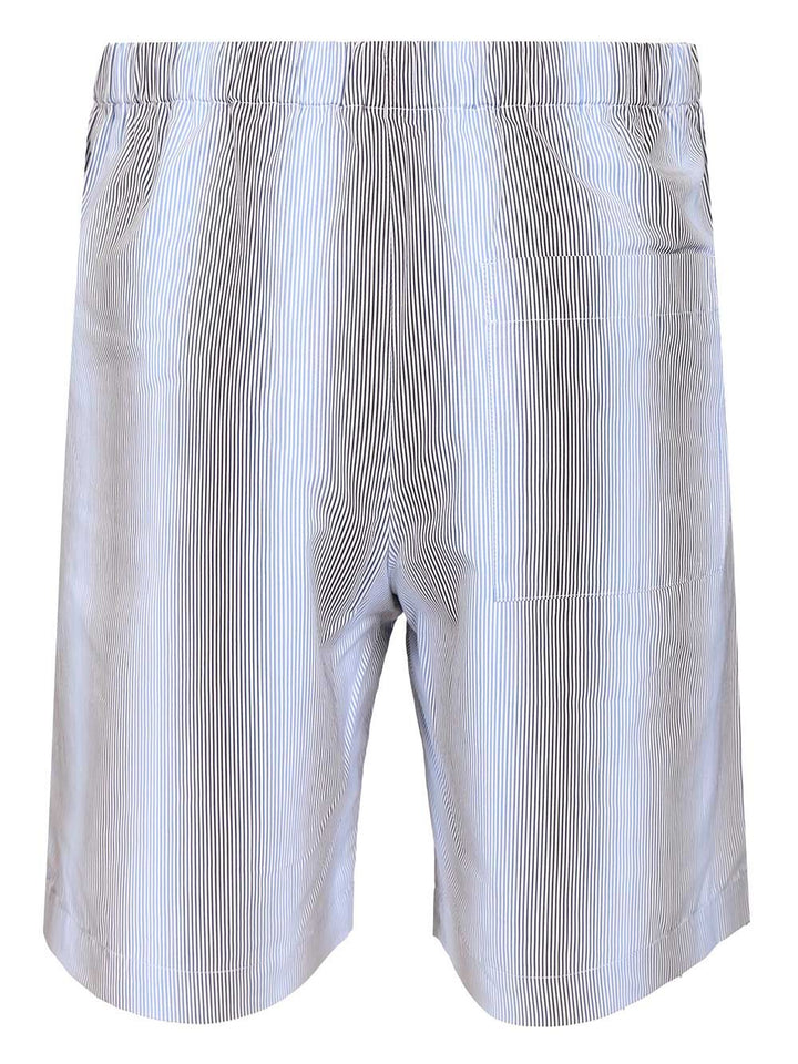 Dries Van Noten Cotton Shorts Trousers - Light blue | 921643920b10377803f09418b20f3921cc53725d