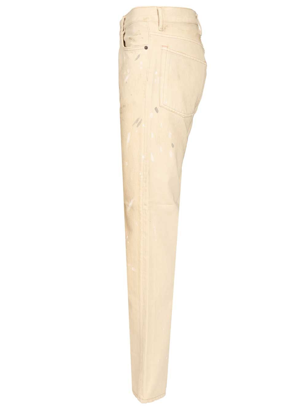 Acne Studios Regular Fit  2010m Jeans - White | 3062ca2c10826e03cfc4a9f791087843864afe37
