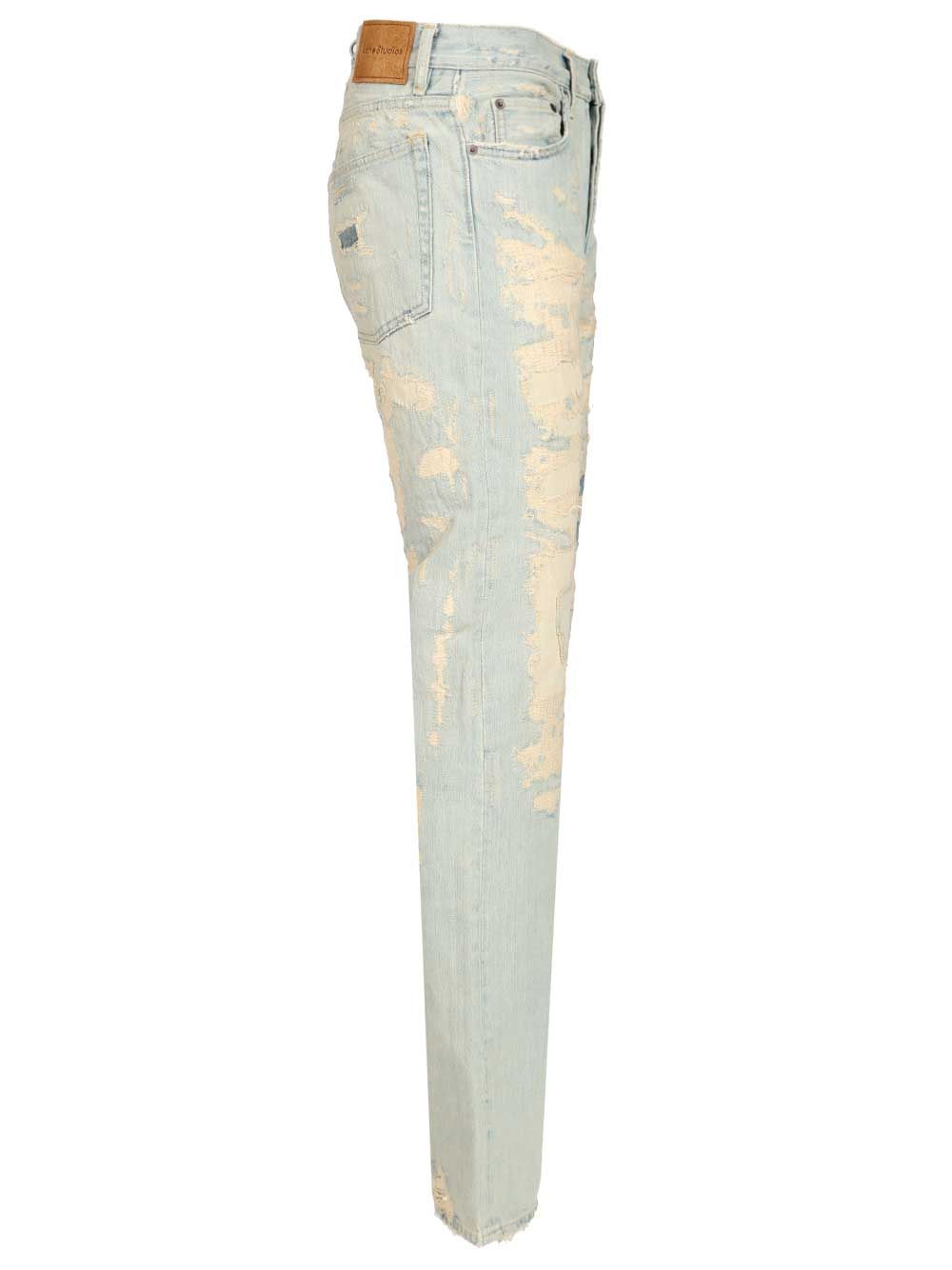 Acne Studios Repaired Effect  - 2010m Jeans - Light blue | e8fb815e27937265958fc57865c92808222af98a