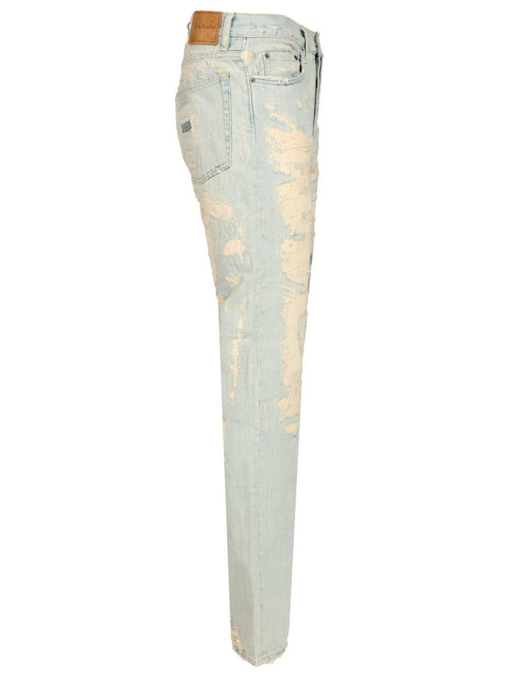 Acne Studios Repaired Effect  - 2010m Jeans - Light blue | e8fb815e27937265958fc57865c92808222af98a