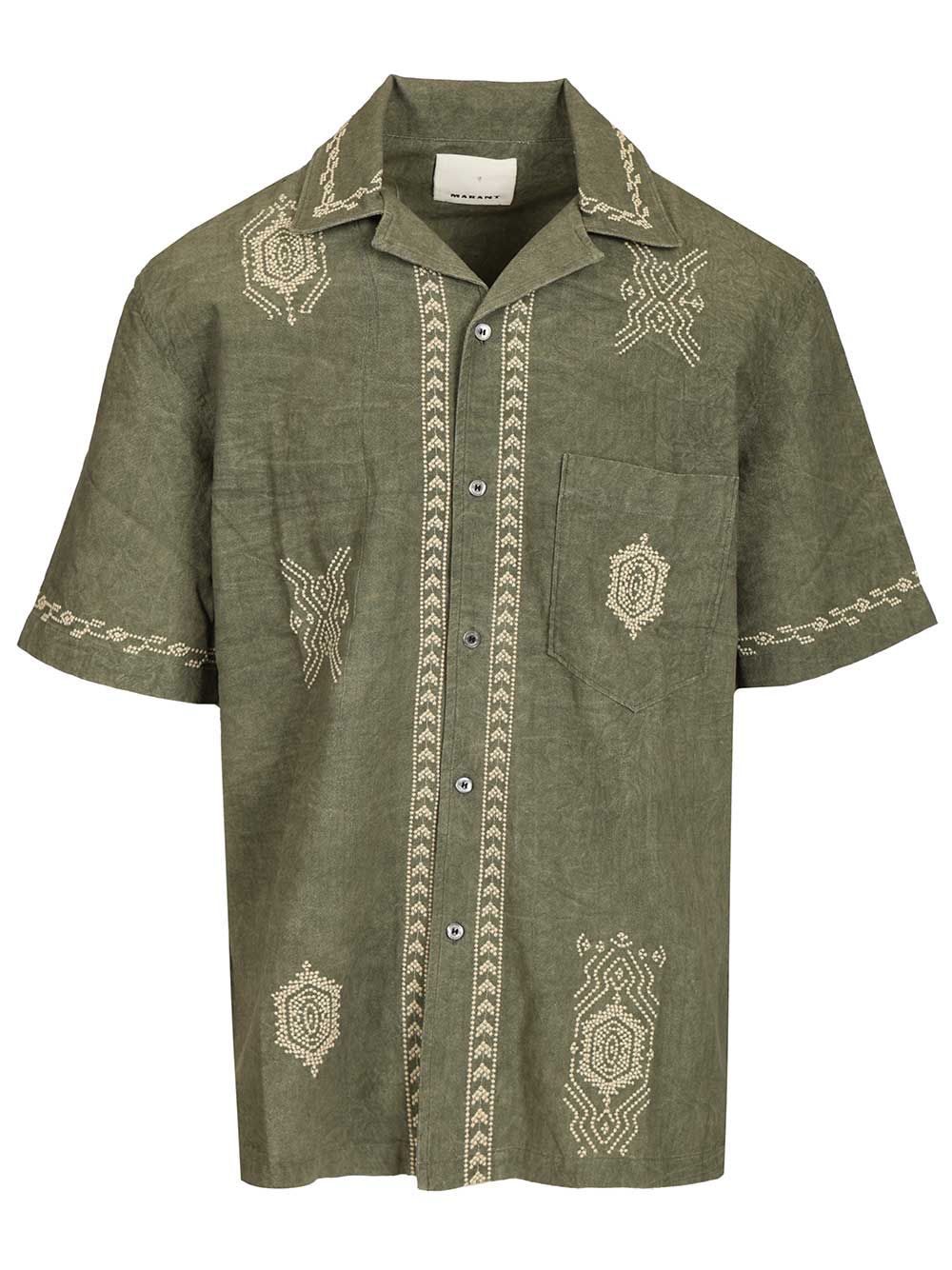 Marant Zekim Shirt Shirts - Green | 604faa685c274f77a81093f9ae48310690210cb5