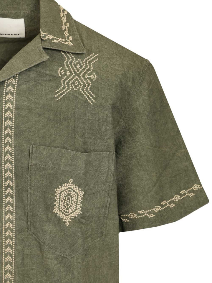 Marant Zekim Shirt Shirts - Green | ef334bf5503bd2a1508837096feecf054d9e6054