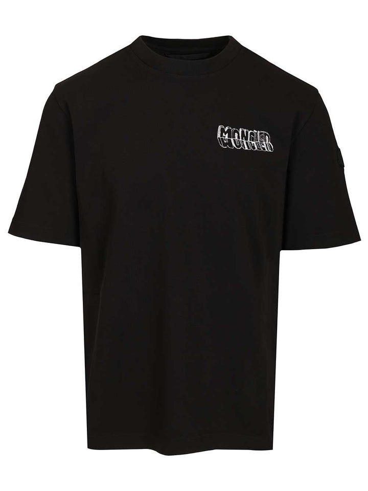 Moncler Cotton Jersey T-Shirt - Black | a6676c69cfac0c4fa94e801912a9409856da1130