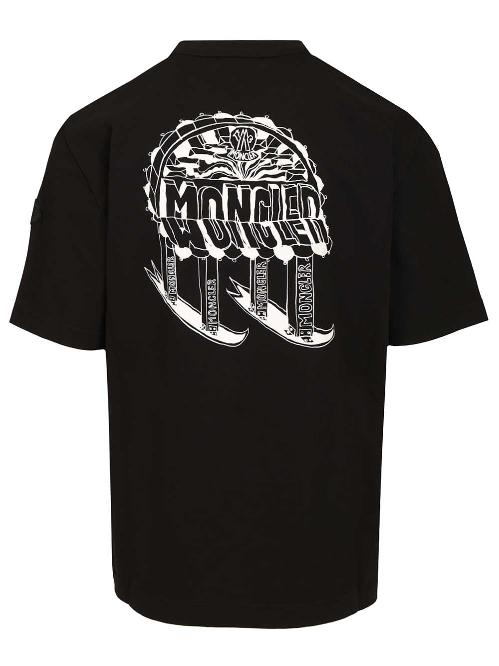 Moncler Cotton Jersey T-Shirt - Black | c37cc8d3bd7bbd01e19b81d00ab2370982ca8cc0