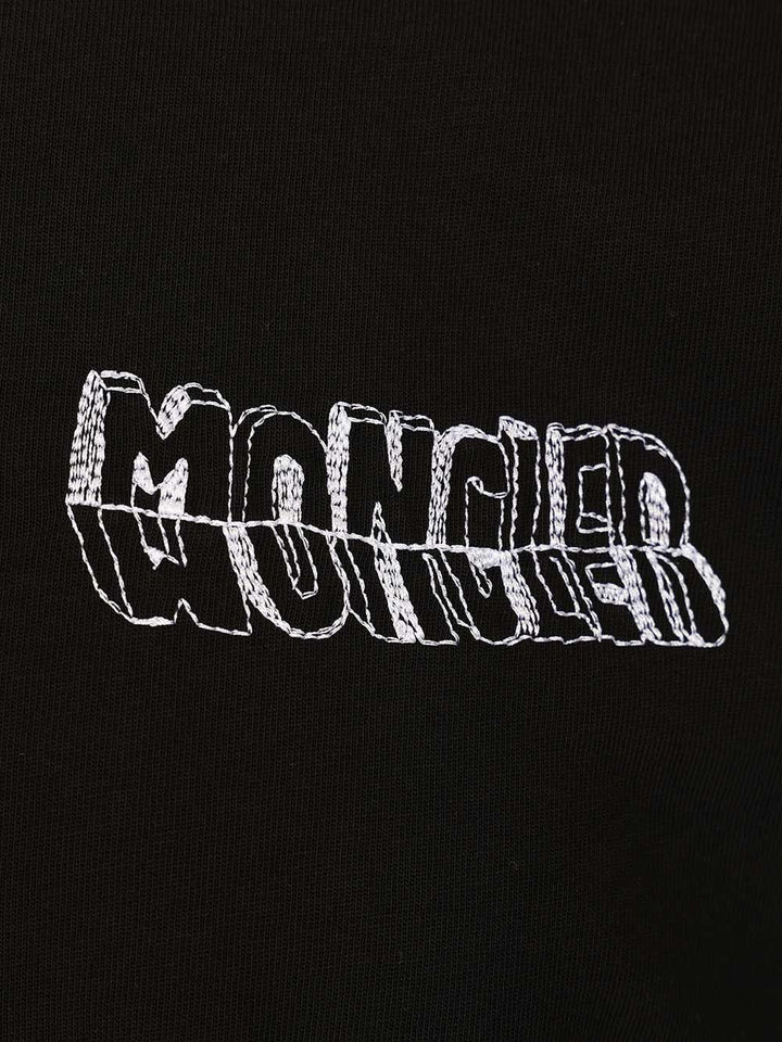 Moncler Cotton Jersey T-Shirt - Black | f1d699256c63e02e159a090a30db6429b19c3f89