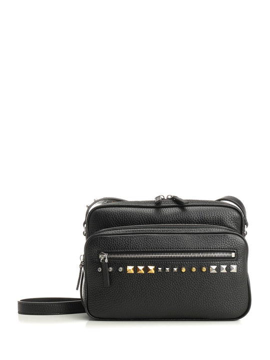 Rockstud Crossbody Bags Black