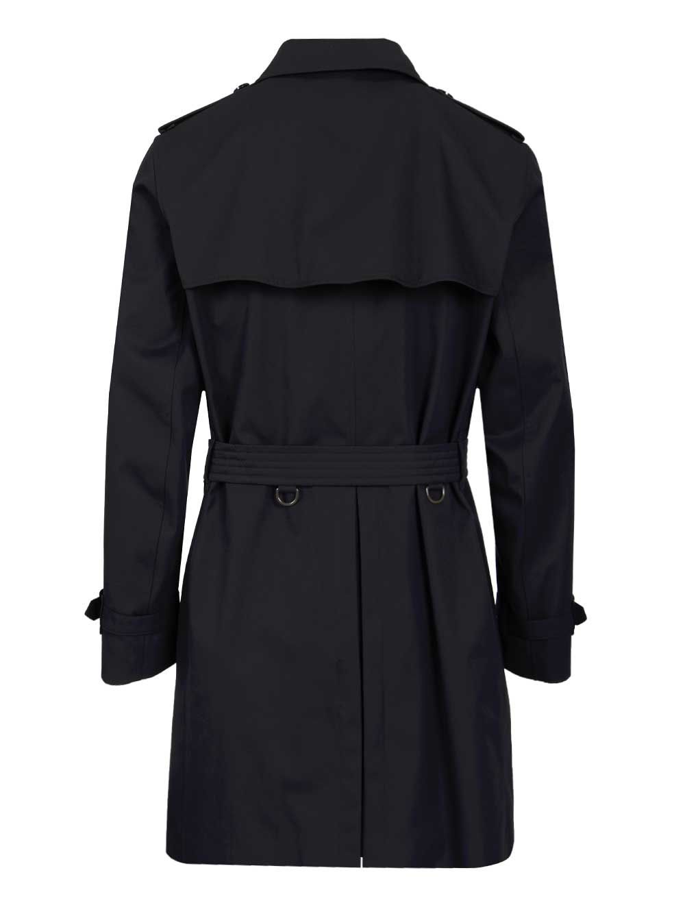 Burberry The Kensington Trench Coats - Blue | 3418711e0dbad7960a96c26f43f81c685127cd14