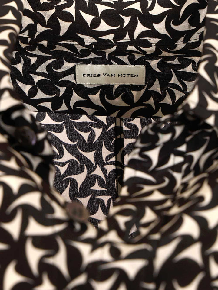 Dries Van Noten Silk Shirt Shirts - Black | 3e2746f62319e74e56c07607377d0985b777685c