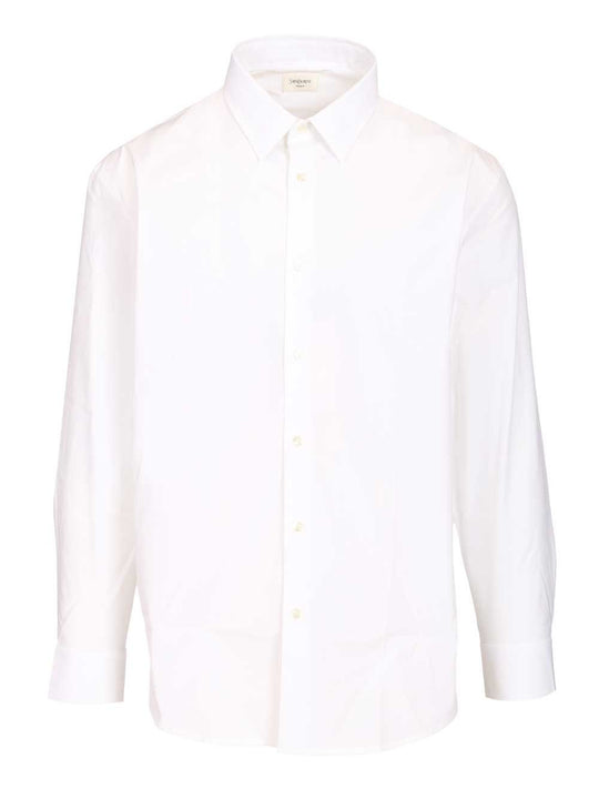 Cassandre Shirt In Stretch Cotton Poplin Shirts White