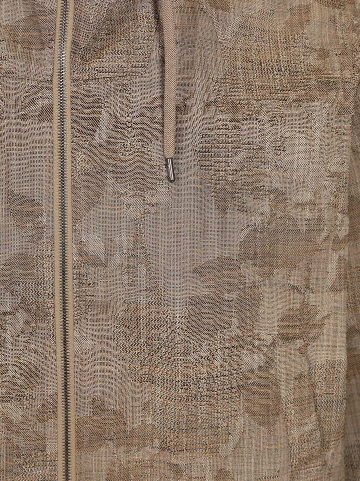 Herno Jacquard Jacket Jackets - Brown | 1351c1ee658cc43ac708b74e80ee7b35b5410bf9