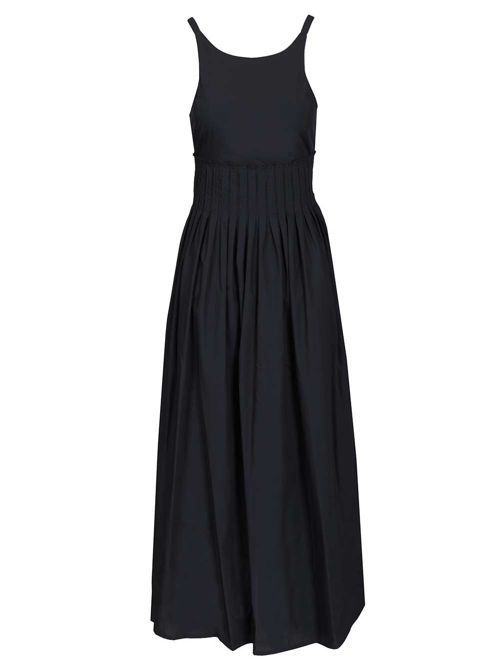 Emporio Armani Long Poplin Dress Dresses - Blue | e13b5f08d2aeca62a0d3a90a2c4002adaaab97ab