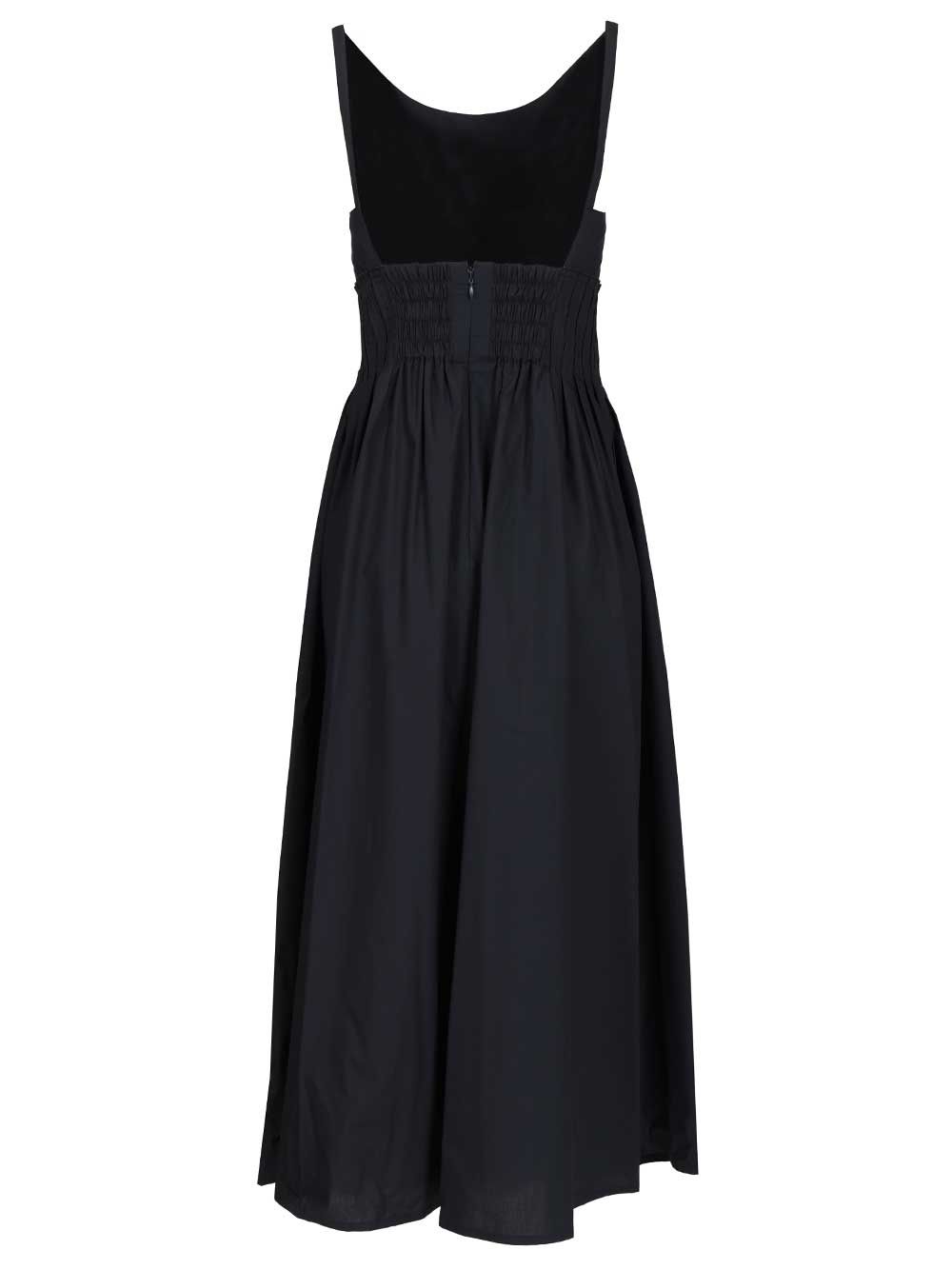 Emporio Armani Long Poplin Dress Dresses - Blue | 88807a3b8ac50ebeeea9dee40a02b5c86213c120